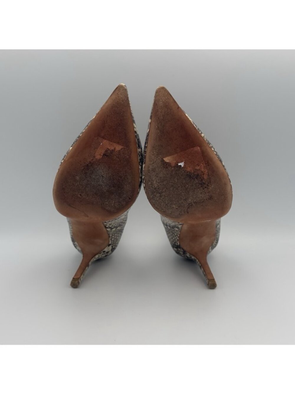 Coach Teddie Pumps Women's 8 US Leather Animal Print Heels Shoes Q4676/A6473 - Picture 12 of 15
